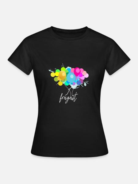 Ballons Hipster - Frauen T-Shirt - Schwarz