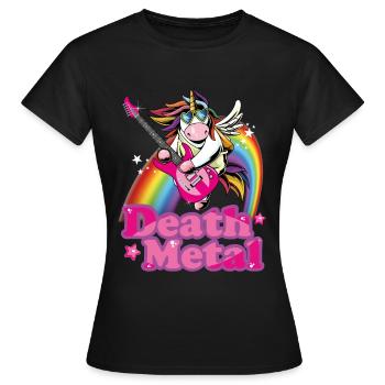 Heavy Metal - T-shirt Femme - noir - Devant - AI Model Female 172 dark (172cm)