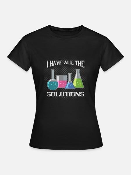 Nerd Science Geek - Frauen T-Shirt - Schwarz
