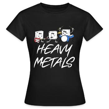 Heavy metals - Women's T-Shirt - black - Front - AI Model Female 172 dark (172cm)