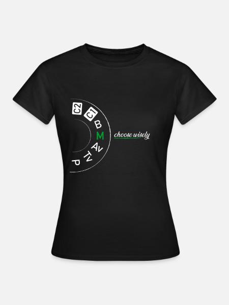 Kamera Fotografen Spruch - Frauen T-Shirt - Schwarz