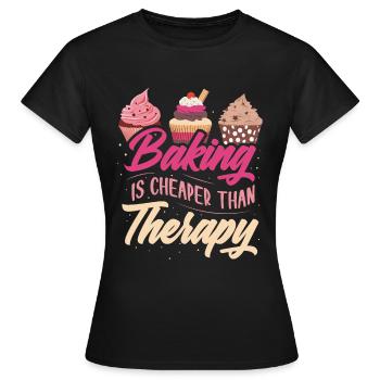 cuire - T-shirt Femme - noir - Devant - AI Model Female 172 dark (172cm)
