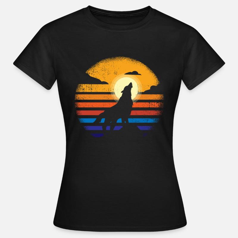 wolf - Women's T-Shirt - black