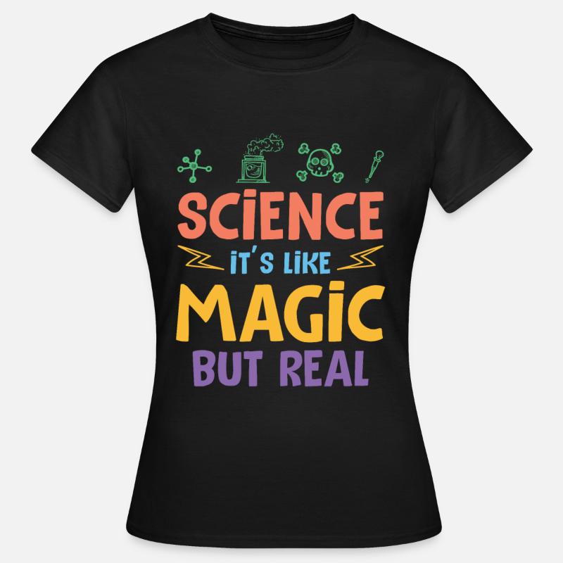 Magic science science - Women's T-Shirt - black