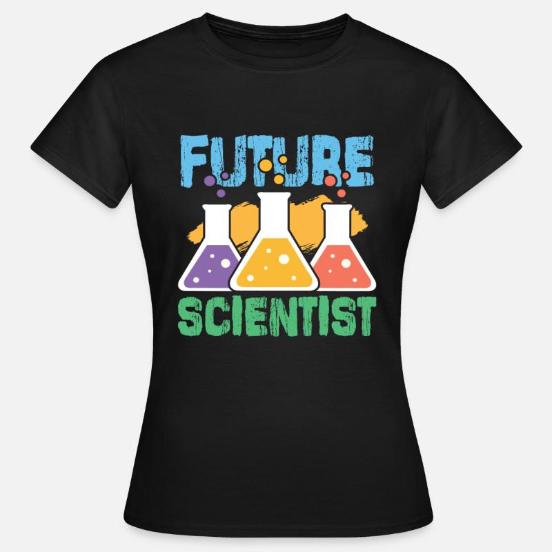 Science science atom - Women's T-Shirt - black