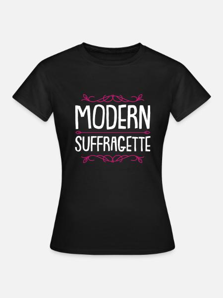 Feministin Frauenrechte Spruch - Frauen T-Shirt - Schwarz