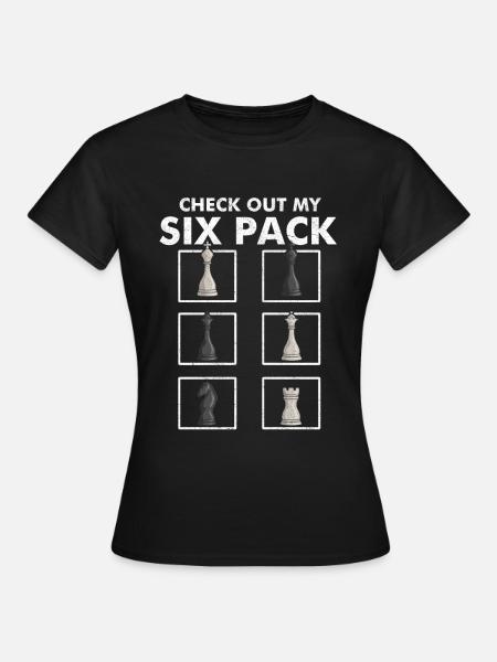 Schach Schachspieler - Frauen T-Shirt - Schwarz