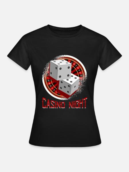 Roulette Casino Logo - Frauen T-Shirt - Schwarz