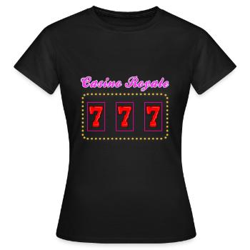 777 casino jackpot symbol - Frauen T-Shirt - Schwarz - Vorne - AI Model Female 172 dark (172cm)