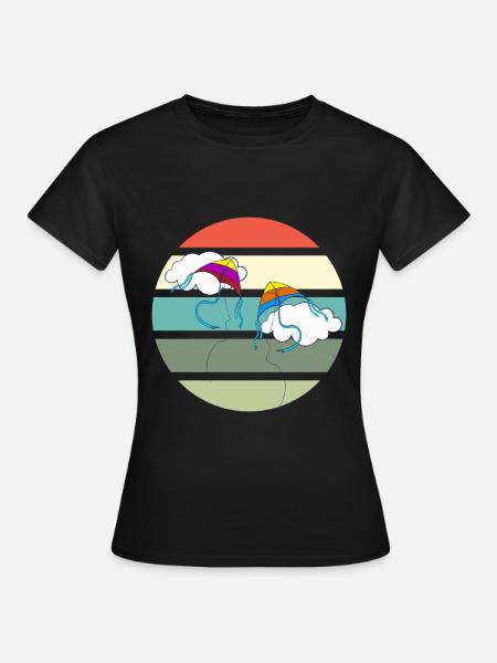 Drachenfliegen Spruch Drachensteigen Geschenk - Frauen T-Shirt - Schwarz