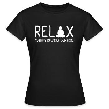 bouddhisme - T-shirt Femme - noir - Devant - AI Model Female 172 dark (172cm)