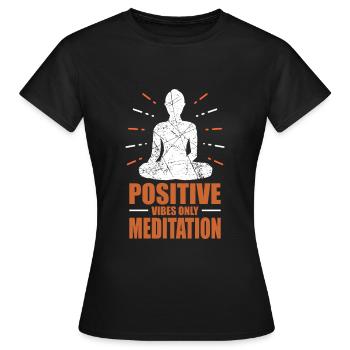 bouddhisme - T-shirt Femme - noir - Devant - AI Model Female 172 dark (172cm)