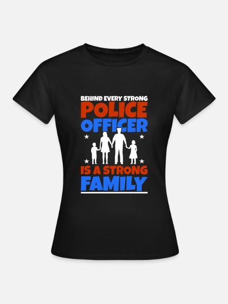 Polizei - Frauen T-Shirt - Schwarz