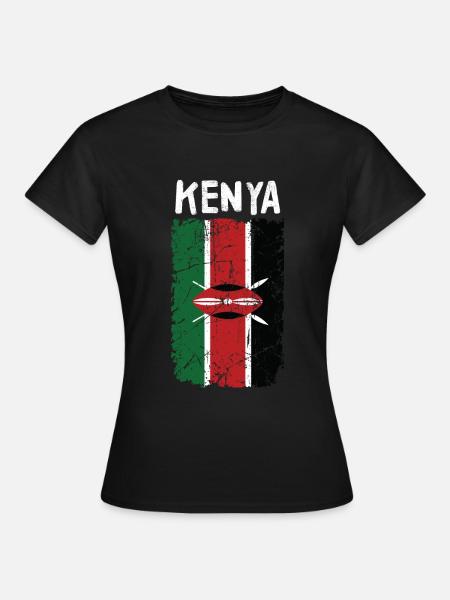 Kenia - Frauen T-Shirt - Schwarz