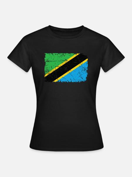Tansania - Frauen T-Shirt - Schwarz