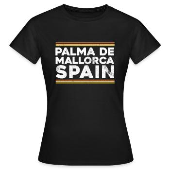 Majorque - T-shirt Femme - noir - Devant - AI Model Female 172 dark (172cm)