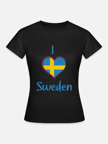 Suecia - T-shirt dam - svart