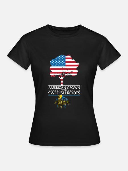 Schweden - Frauen T-Shirt - Schwarz