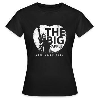 New York - T-shirt Femme - noir - Devant - AI Model Female 172 dark (172cm)