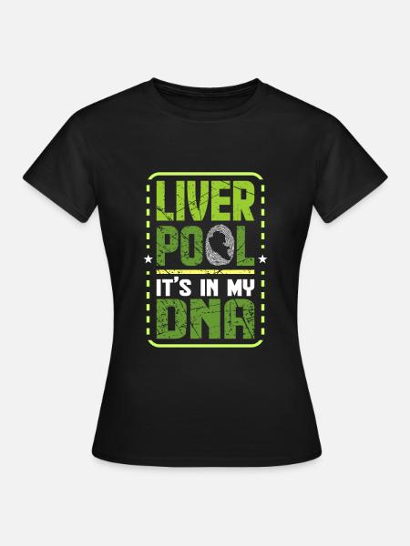 Liverpool - Frauen T-Shirt - Schwarz