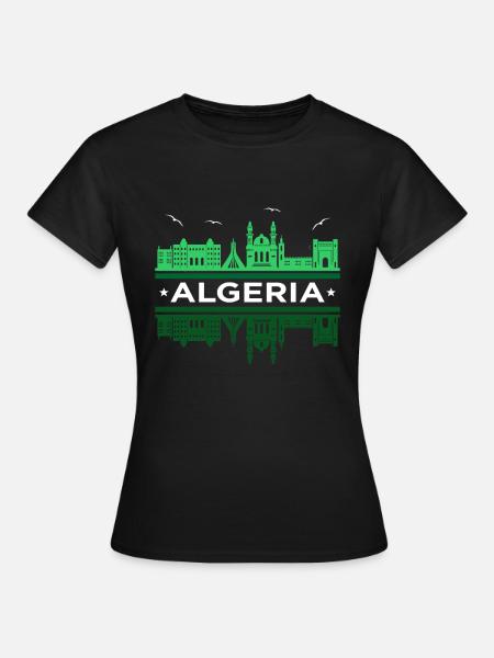 Algerien - Frauen T-Shirt - Schwarz