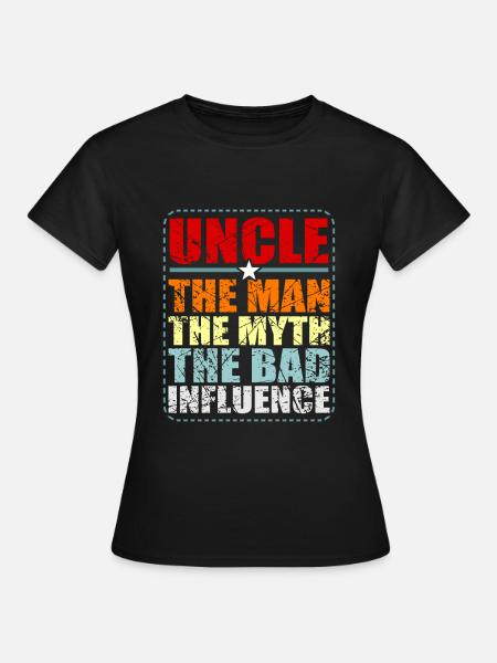 Onkel - Frauen T-Shirt - Schwarz