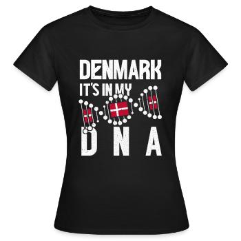 Denmark Danish Danish gift Copenhagen - Women's T-Shirt - black - Front - AI Model Female 172 dark (172cm)
