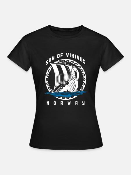 Norwegen - Frauen T-Shirt - Schwarz