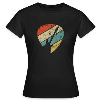 Guitar Play Guitar Guitarist Gift Band - T-shirt Femme - noir - Devant - AI Model Female 172 dark (172cm)