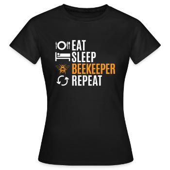Apiculteurs apiculteurs - T-shirt Femme - noir - Devant - AI Model Female 172 dark (172cm)