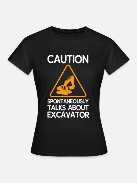 Bagger - Frauen T-Shirt - Schwarz