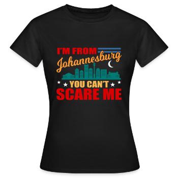 Afrique du sud - T-shirt Femme - noir - Devant - AI Model Female 172 dark (172cm)