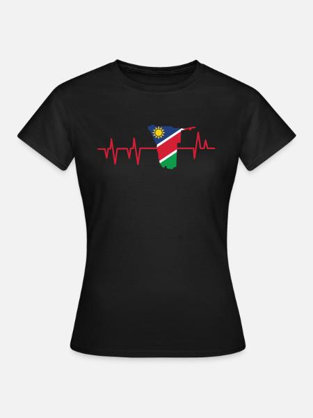 Namibia Afrika Shirt Geschenkidee - Frauen T-Shirt - Schwarz