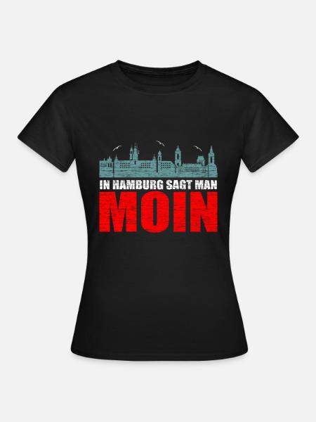 Hamburg - Frauen T-Shirt - Schwarz