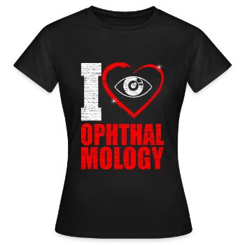 Augenarzt - Frauen T-Shirt - Schwarz - Vorne - AI Model Female 172 dark (172cm)