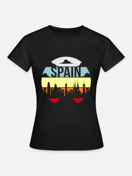 Spanien - Frauen T-Shirt - Schwarz