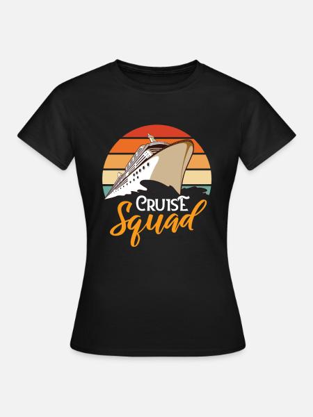 Kreuzfahrtschiff - Frauen T-Shirt - Schwarz