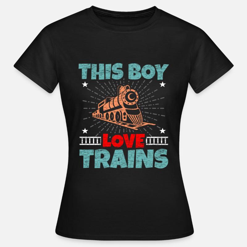 train - Women's T-Shirt - black