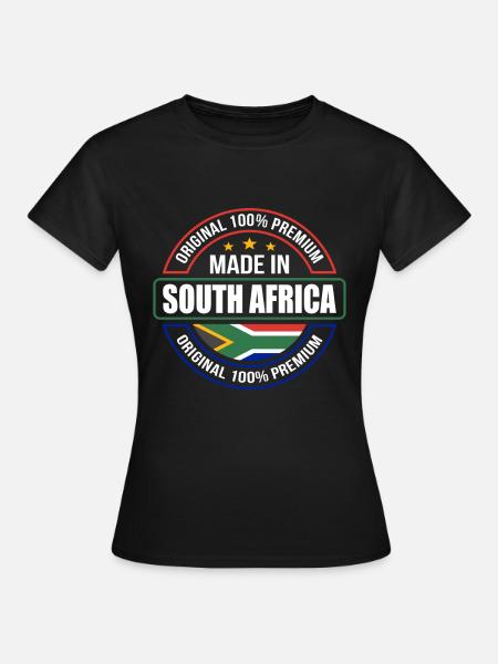 Südafrika - Frauen T-Shirt - Schwarz