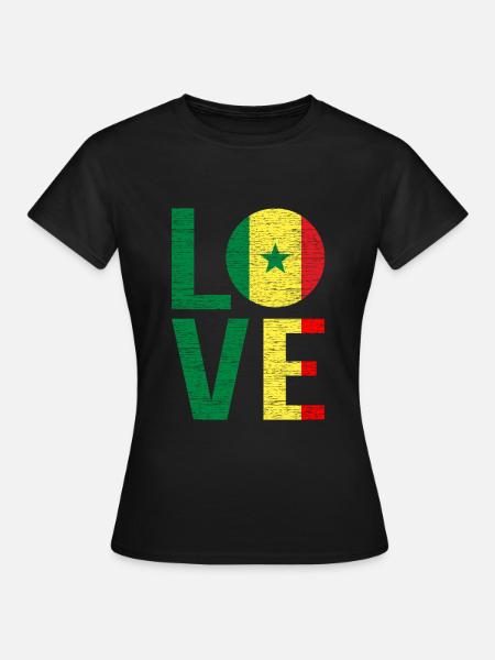 Senegal - Frauen T-Shirt - Schwarz