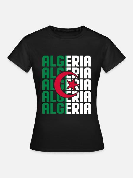 Algerien - Frauen T-Shirt - Schwarz