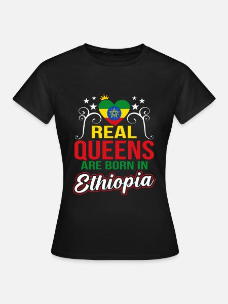 Äthiopien - Frauen T-Shirt - Schwarz