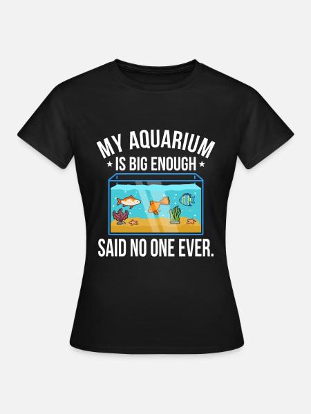 Aquarium - Frauen T-Shirt - Schwarz