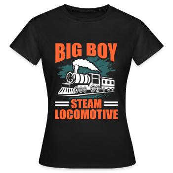 Train - T-shirt Femme - noir - Devant - AI Model Female 172 dark (172cm)