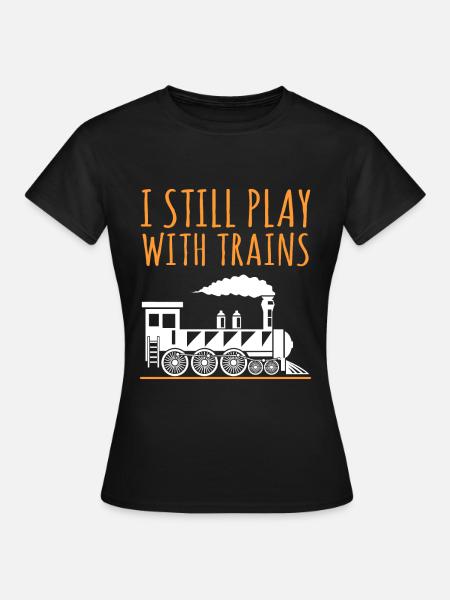 Zug - Frauen T-Shirt - Schwarz