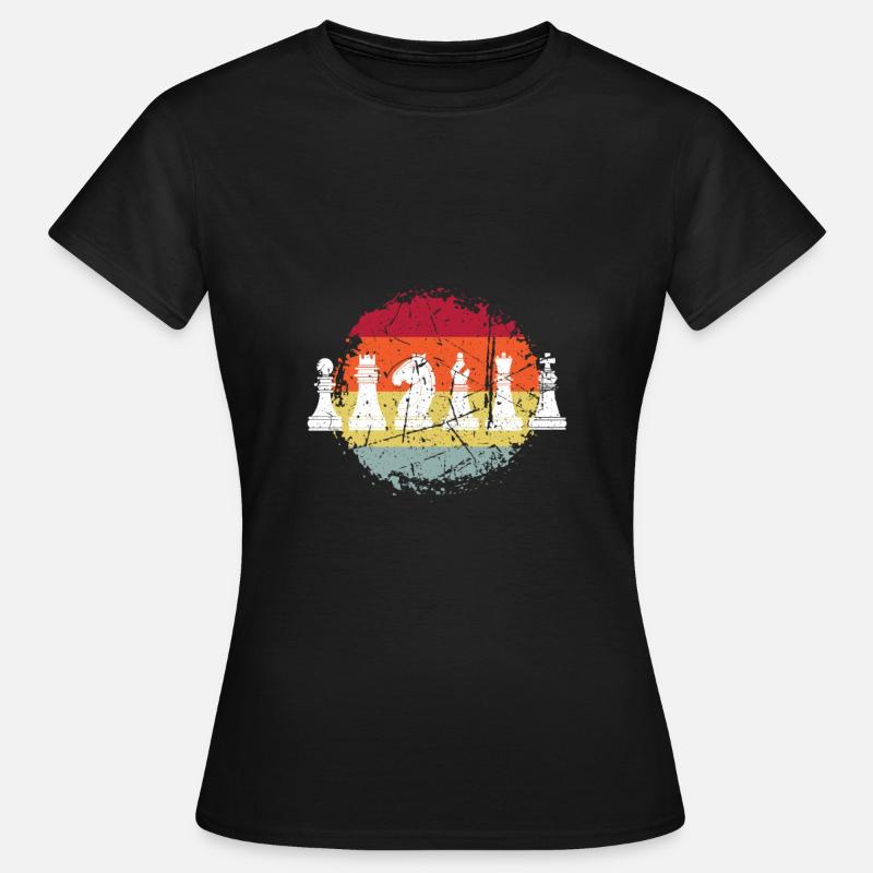 Chess Chess Game Chess Pieces - Women's T-Shirt - black