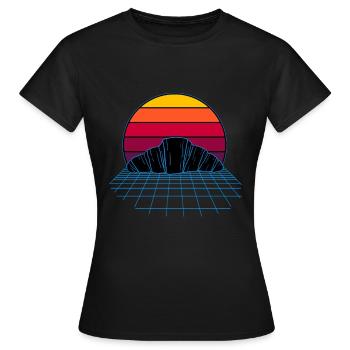 Bread - Women's T-Shirt - black - Front - AI Model Female 172 dark (172cm)