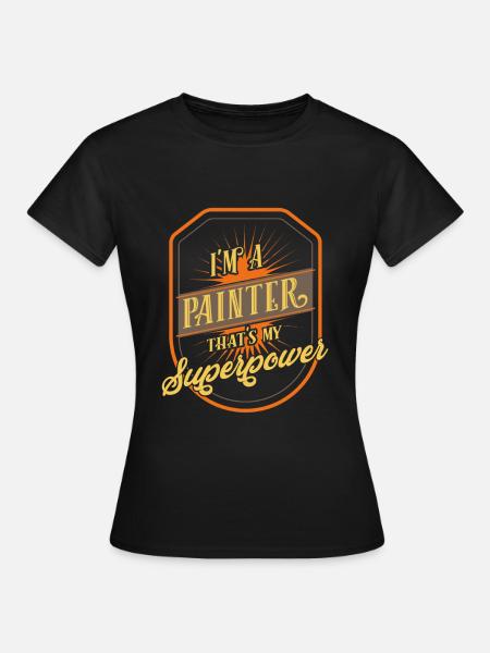 Maler Malerin - Frauen T-Shirt - Schwarz