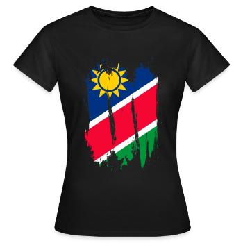 Namibie - T-shirt Femme - noir - Devant - AI Model Female 172 dark (172cm)