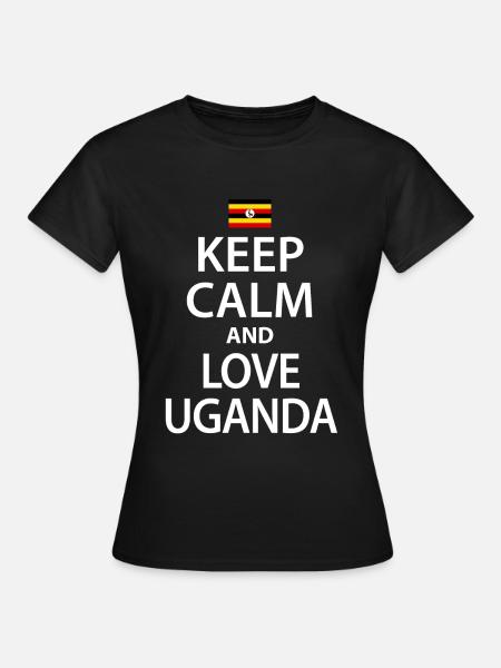 Uganda - Frauen T-Shirt - Schwarz
